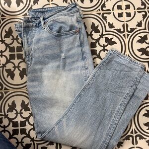 American Eagle Outfitters Men's Light Blue Straight Jeans